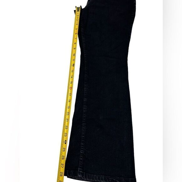 Riders by Lee Mid Rise Boot Cut Jeans Midrise Black Bootcut Jeans Casual Fall - Picture 11 of 11